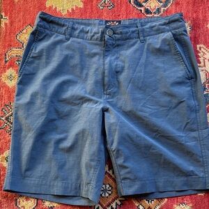 Men's Faherty  Blue All Day Shorts - 32